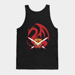 Dragon Killer Achievement Symbol from Chillin' in Another World with Level 2 Super Cheat Powers or Lv2 kara Cheat datta Anime L2KCD-2 Tank Top